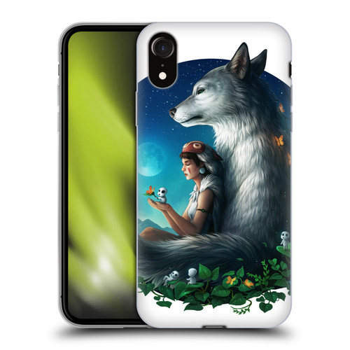Jonas "JoJoesArt" Jödicke Wildlife 2 Wolf Princess Soft Gel Case for Apple iPhone XR