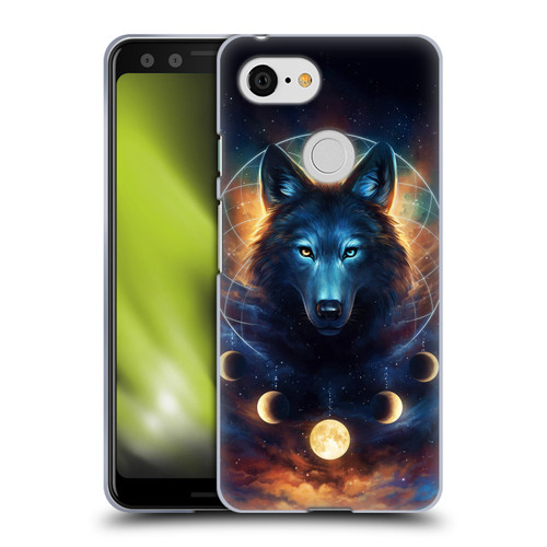 Jonas "JoJoesArt" Jödicke Wildlife 2 Dreamcatcher Wolf Soft Gel Case for Google Pixel 3