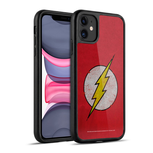 The Flash DC Comics Logo Distressed Look Gel Armour Case For Apple iPhone 11