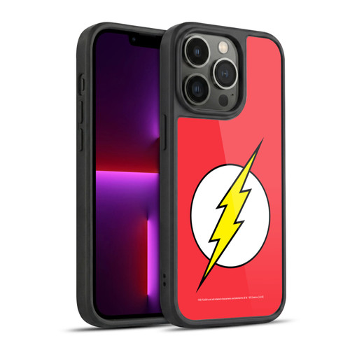 The Flash DC Comics Logo Plain Gel Armour Case For Apple iPhone 13 Pro