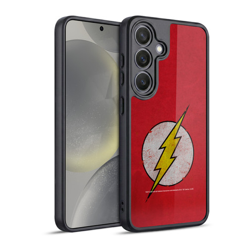 The Flash DC Comics Logo Distressed Look Gel Armour Case For Samsung Galaxy S24 5G