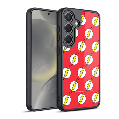 The Flash DC Comics Logo Pattern Gel Armour Case For Samsung Galaxy S24 5G