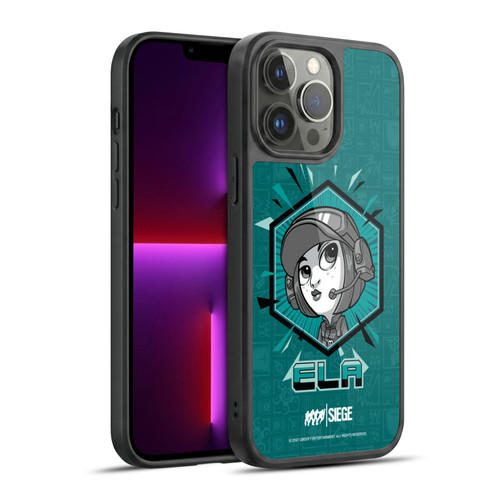 Tom Clancy's Rainbow Six Siege Chibi Operators Ela Gel Armour Case For Apple iPhone 13 Pro Max