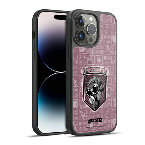 Tom Clancy's Rainbow Six Siege Chibi Operators Thatcher Gel Armour Case For Apple iPhone 14 Pro Max
