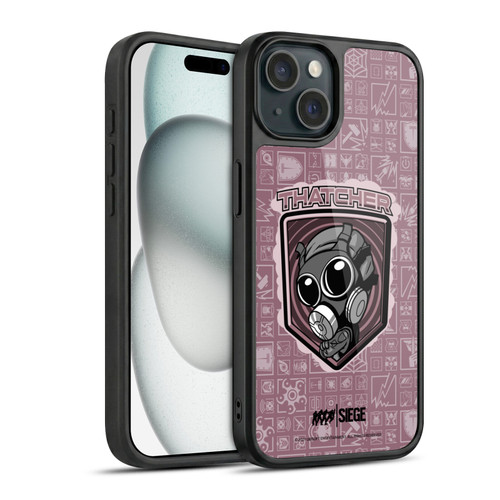 Tom Clancy's Rainbow Six Siege Chibi Operators Thatcher Gel Armour Case For Apple iPhone 15