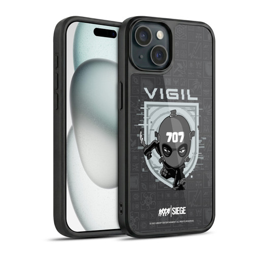Tom Clancy's Rainbow Six Siege Chibi Operators Vigil Gel Armour Case For Apple iPhone 15