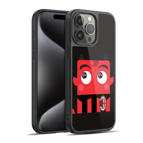 AC Milan Art Mascotte Gel Armour Case For Apple iPhone 15 Pro Max