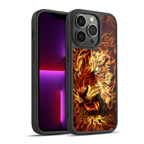 Tom Wood Fire Creatures Tiger Gel Armour Case For Apple iPhone 13 Pro