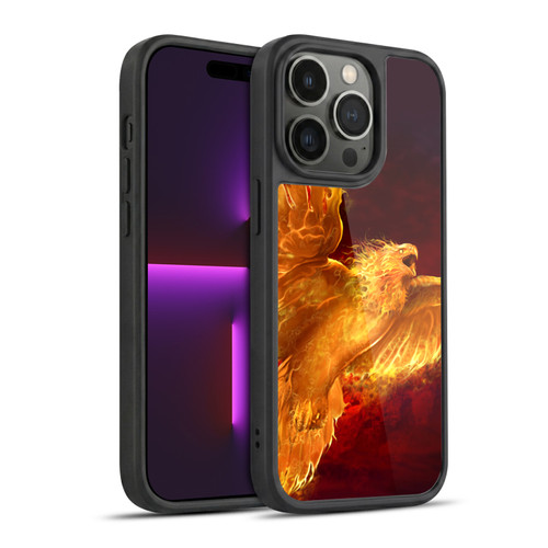 Tom Wood Fire Creatures Phoenix Gel Armour Case For Apple iPhone 14 Pro
