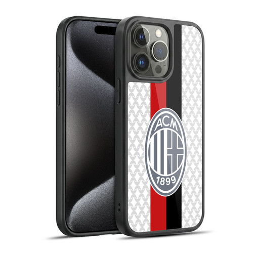 AC Milan 2023/24 Crest Kit Away Gel Armour Case For Apple iPhone 15 Pro Max