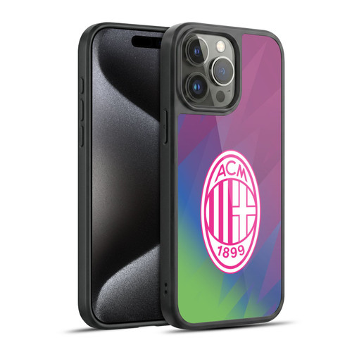 AC Milan 2023/24 Crest Kit Third Gel Armour Case For Apple iPhone 15 Pro Max