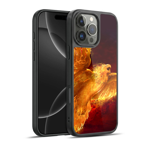 Tom Wood Fire Creatures Phoenix Gel Armour Case For Apple iPhone 16 Pro Max