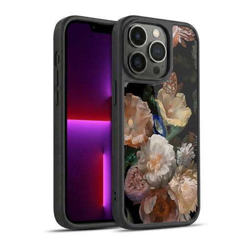 UtArt Antique Flowers Botanical Beauty Gel Armour Case For Apple iPhone 13 Pro