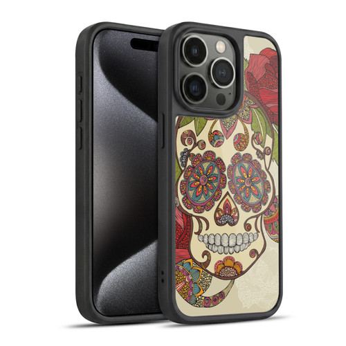 Valentina Bloom Sugar Skull Gel Armour Case For Apple iPhone 15 Pro