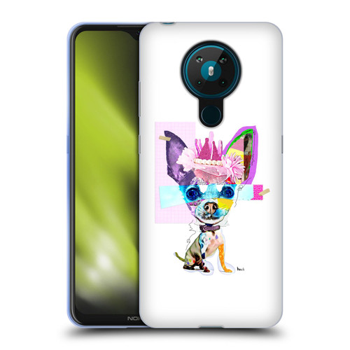 Michel Keck Animal Collage Chihuahua Soft Gel Case for Nokia 5.3