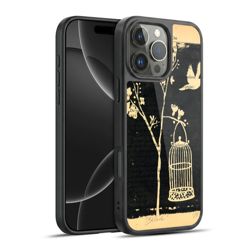 Wyanne Birds Believe Gocco Print Gel Armour Case For Apple iPhone 16 Pro Max