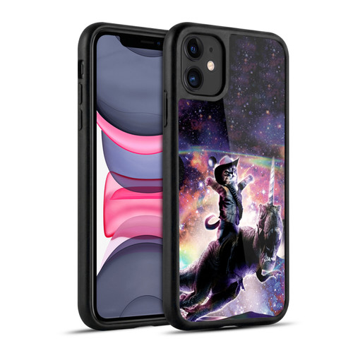 Random Galaxy Space Cat Dinosaur Unicorn Gel Armour Case For Apple iPhone 11