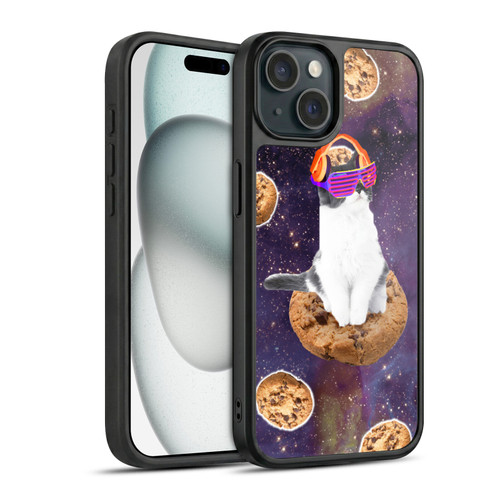 Random Galaxy Space Cat Dream Cookie Galaxy Gel Armour Case For Apple iPhone 15