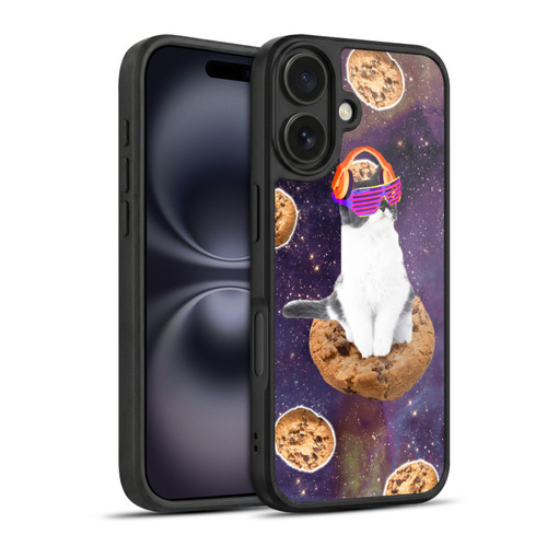 Random Galaxy Space Cat Dream Cookie Galaxy Gel Armour Case For Apple iPhone 16