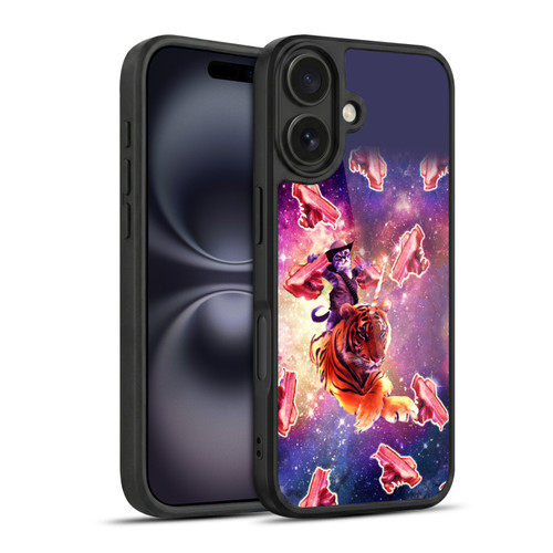 Random Galaxy Space Cat Tiger Unicorn With Bacons Gel Armour Case For Apple iPhone 16