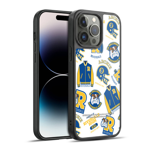 Riverdale Graphics 2 Bulldogs & Vixens Pattern Gel Armour Case For Apple iPhone 14 Pro Max
