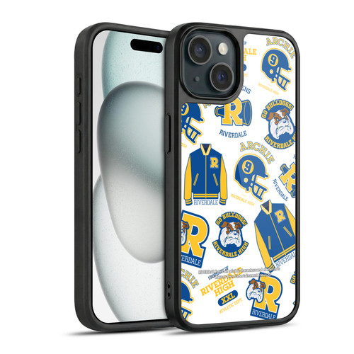 Riverdale Graphics 2 Bulldogs & Vixens Pattern Gel Armour Case For Apple iPhone 15
