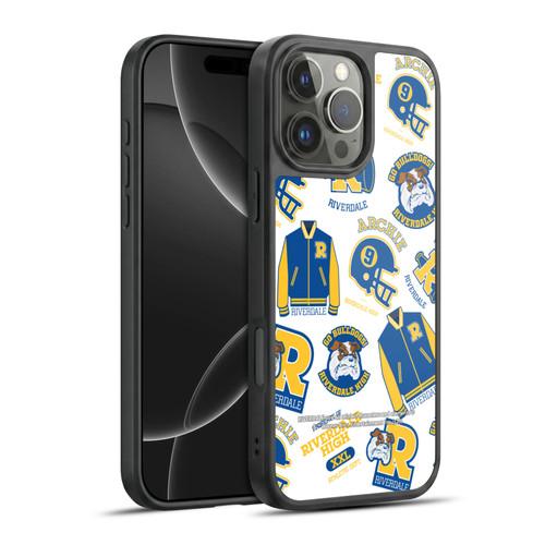 Riverdale Graphics 2 Bulldogs & Vixens Pattern Gel Armour Case For Apple iPhone 16 Pro Max
