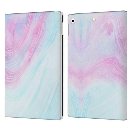 Alyn Spiller Marble Pastel Leather Book Wallet Case Cover For Apple iPad 10.2 2019/2020/2021