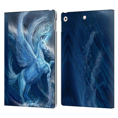 Anthony Christou Art Water Pegasus Leather Book Wallet Case Cover For Apple iPad 10.2 2019/2020/2021