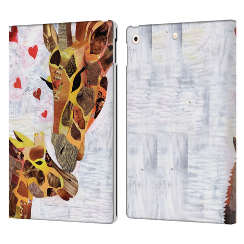 Artpoptart Animals Sweet Giraffes Leather Book Wallet Case Cover For Apple iPad 10.2 2019/2020/2021