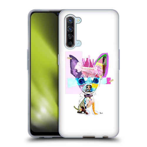 Michel Keck Animal Collage Chihuahua Soft Gel Case for OPPO Find X2 Lite 5G