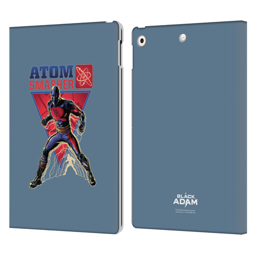 Black Adam Graphics Atom Smasher Leather Book Wallet Case Cover For Apple iPad 10.2 2019/2020/2021