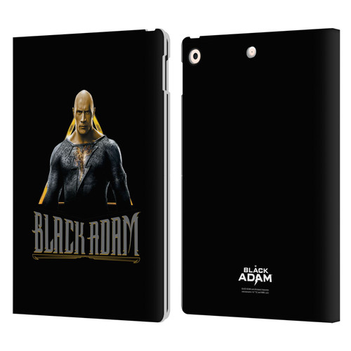 Black Adam Graphics Black Adam Leather Book Wallet Case Cover For Apple iPad 10.2 2019/2020/2021