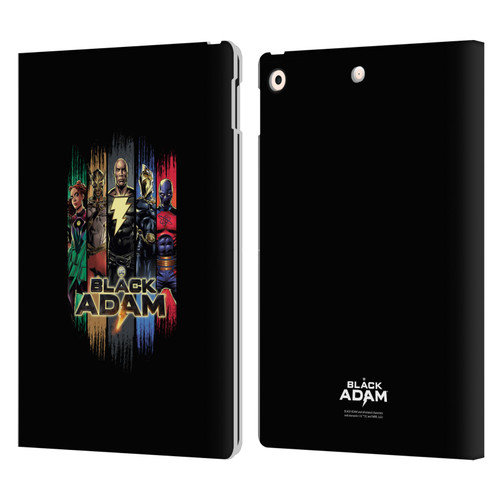 Black Adam Graphics Group Leather Book Wallet Case Cover For Apple iPad 10.2 2019/2020/2021