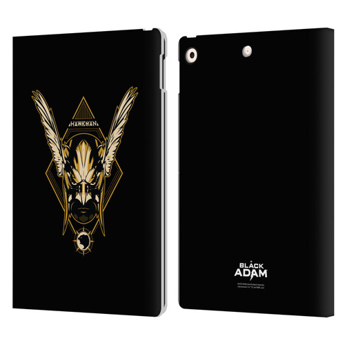 Black Adam Graphics Hawkman Leather Book Wallet Case Cover For Apple iPad 10.2 2019/2020/2021
