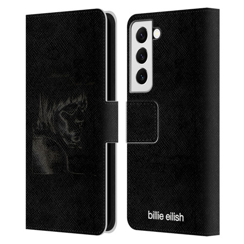 Billie Eilish Happier Than Ever Album Image Leather Book Wallet Case Cover For Samsung Galaxy S22 5G