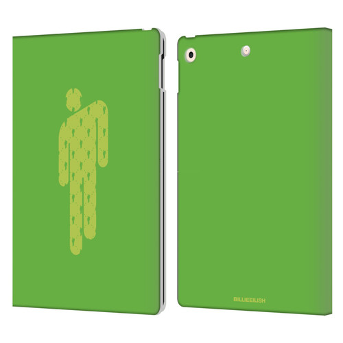 Billie Eilish Key Art Blohsh Green Leather Book Wallet Case Cover For Apple iPad 10.2 2019/2020/2021