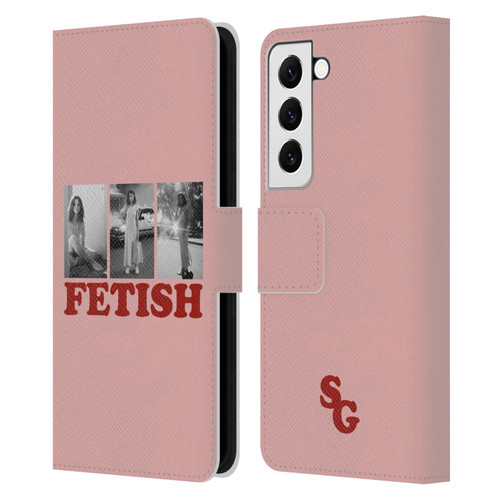 Selena Gomez Fetish Black & White Album Photos Leather Book Wallet Case Cover For Samsung Galaxy S22 5G