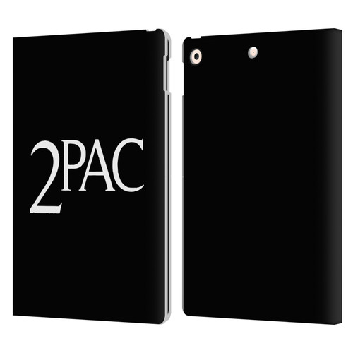 Tupac Shakur Logos Serif Leather Book Wallet Case Cover For Apple iPad 10.2 2019/2020/2021