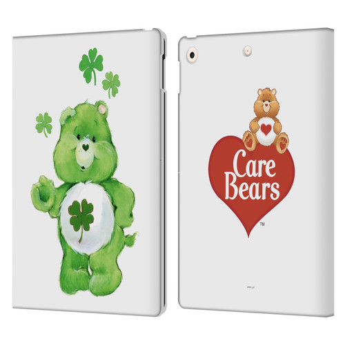 Care Bears Classic Good Luck Leather Book Wallet Case Cover For Apple iPad 10.2 2019/2020/2021