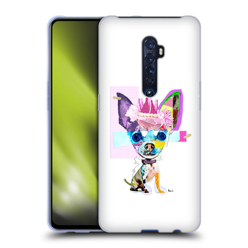 Michel Keck Animal Collage Chihuahua Soft Gel Case for OPPO Reno 2