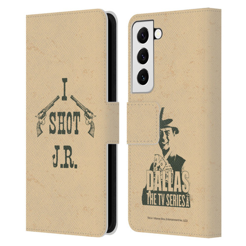 Dallas: Television Series Graphics Typography Leather Book Wallet Case Cover For Samsung Galaxy S22 5G