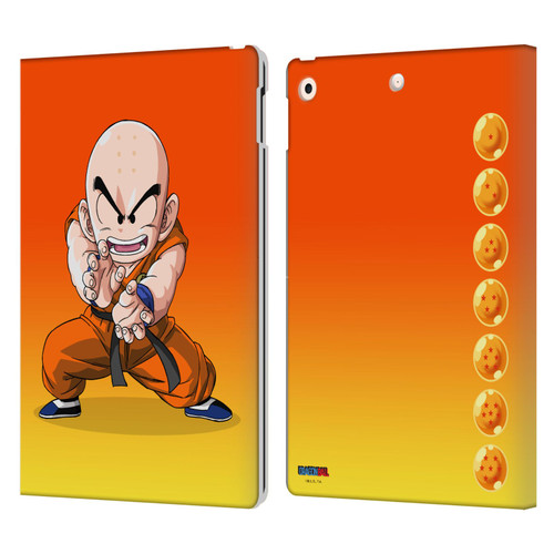 Dragon Ball Characters Krillin Leather Book Wallet Case Cover For Apple iPad 10.2 2019/2020/2021