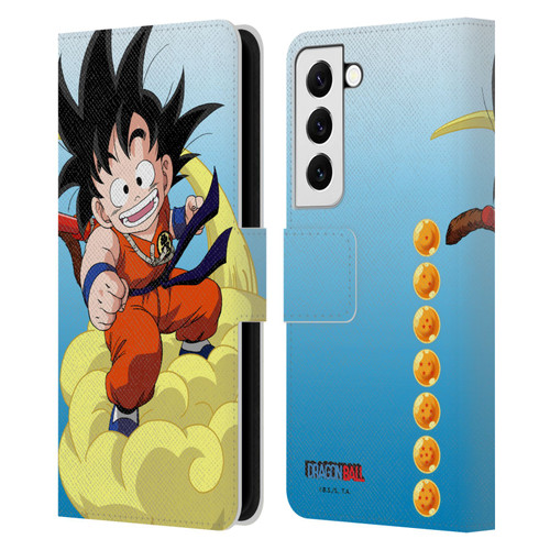 Dragon Ball Characters Goku Leather Book Wallet Case Cover For Samsung Galaxy S22 5G