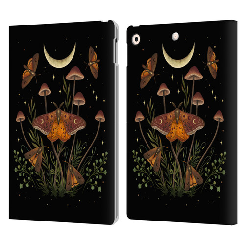 Episodic Drawing Illustration Animals Autumn Light Underwings Leather Book Wallet Case Cover For Apple iPad 10.2 2019/2020/2021