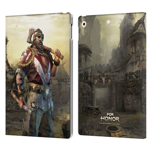For Honor Characters Berserker Leather Book Wallet Case Cover For Apple iPad 10.2 2019/2020/2021