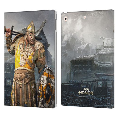 For Honor Characters Warlord Leather Book Wallet Case Cover For Apple iPad 10.2 2019/2020/2021