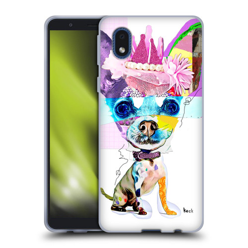 Michel Keck Animal Collage Chihuahua Soft Gel Case for Samsung Galaxy A01 Core (2020)