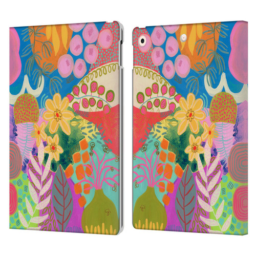 Suzanne Allard Floral Art Yellow Daisies Leather Book Wallet Case Cover For Apple iPad 10.2 2019/2020/2021