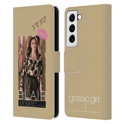 Gossip Girl Graphics Blair Leather Book Wallet Case Cover For Samsung Galaxy S22 5G